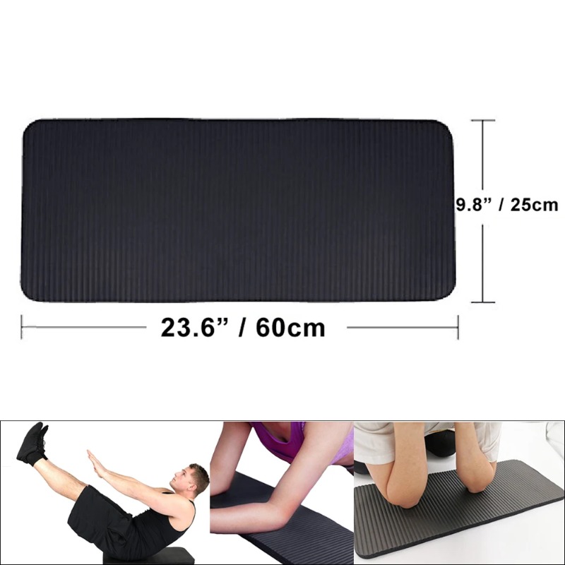 Crossfit Workout With Equipment - 1.5cm極厚ヨガ膝パッド滑り止めフォームヨガパッドフィットネスクロスフィットピラティス マットワークアウトスポーツプランククッションジム用品