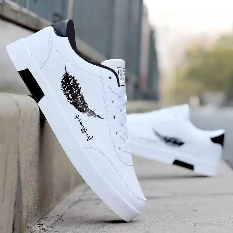 Crossfit Male - 男性スニーカー 2024 夏メンズ白スポーツシューズファッション男性革カジュアルシューズ Zapatillas Hombre Chaussure