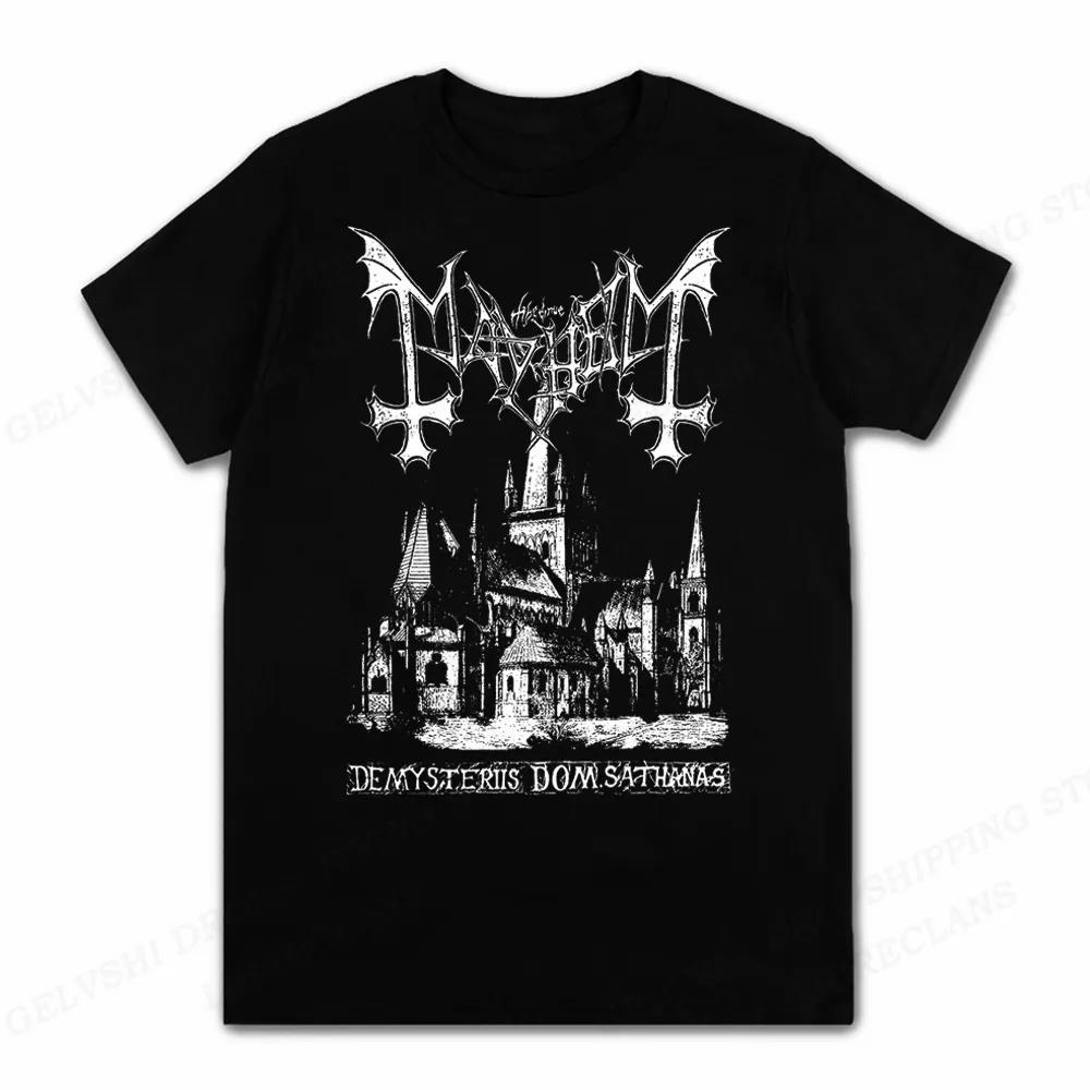 Crossfit Mayhem - 男性と女性のためのTシャツ綿100%,ヴィンテージスタイル,半袖,ヨーロピアンスタイル,ストリートウェア