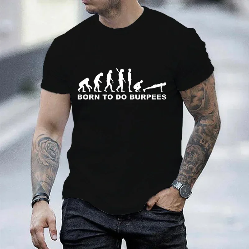 Crossfit Mayhem - 新しいファッション Tシャツ男性のための進化バーピーインストラクタークロスフィットおかしい Tシャツ半袖特大 Tシャツ男性ブランド Tシャツ