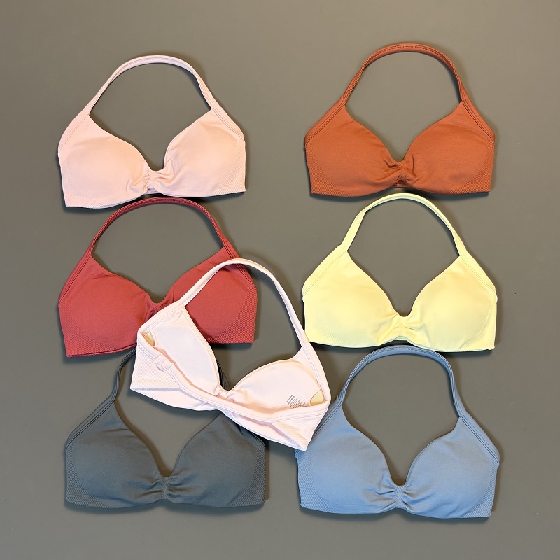 Crossfit Yoga - HISTELLO スポーツブラ シームレス ヨガ下着 女性用 ジム