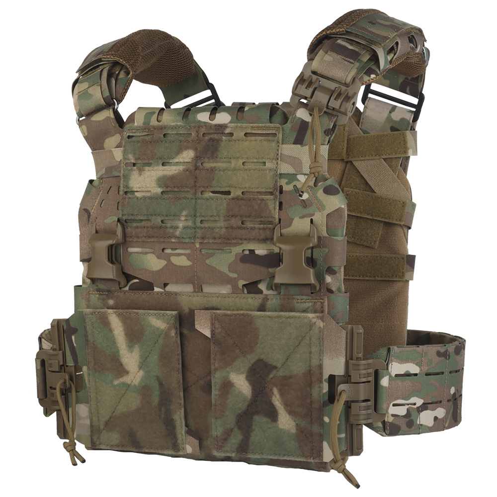 Crossfit Vest - タクティカルARCプレートキャリアV2アサルトリグCSミリタリートレーニングプロテクションベスト（クイックリリースクラスプ付きMOLLEシステム）