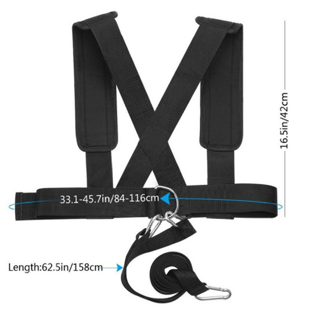 Crossfit Workout Gear - パフォーマンス・レジスタンス・スレッドハーネスベスト スプリント パワーストレングス ドリル フィットネス機器 ランニング