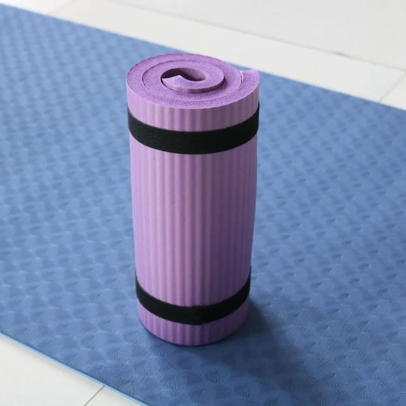 1.5cm極厚ヨガ膝パッド滑り止めフォームヨガパッドフィット - Crossfit Workout With Equipment のレビューと価格
