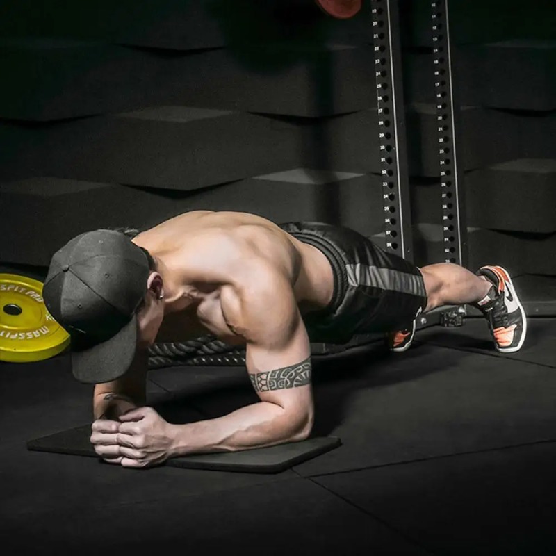 1.5cm極厚ヨガ膝パッド滑り止めフォームヨガパッドフィット - Crossfit Workout With Equipment のレビューと価格