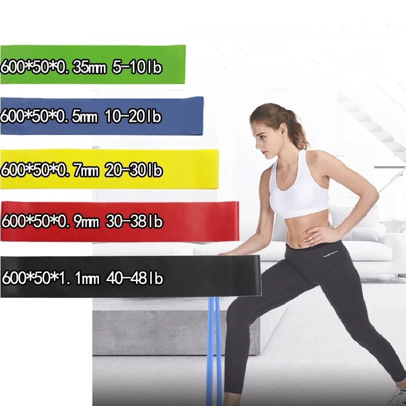 トレーニングフィットネスゴム抵抗バンドヨガホームジム弾性ゴム - Crossfit Workout With Equipment のレビューと価格