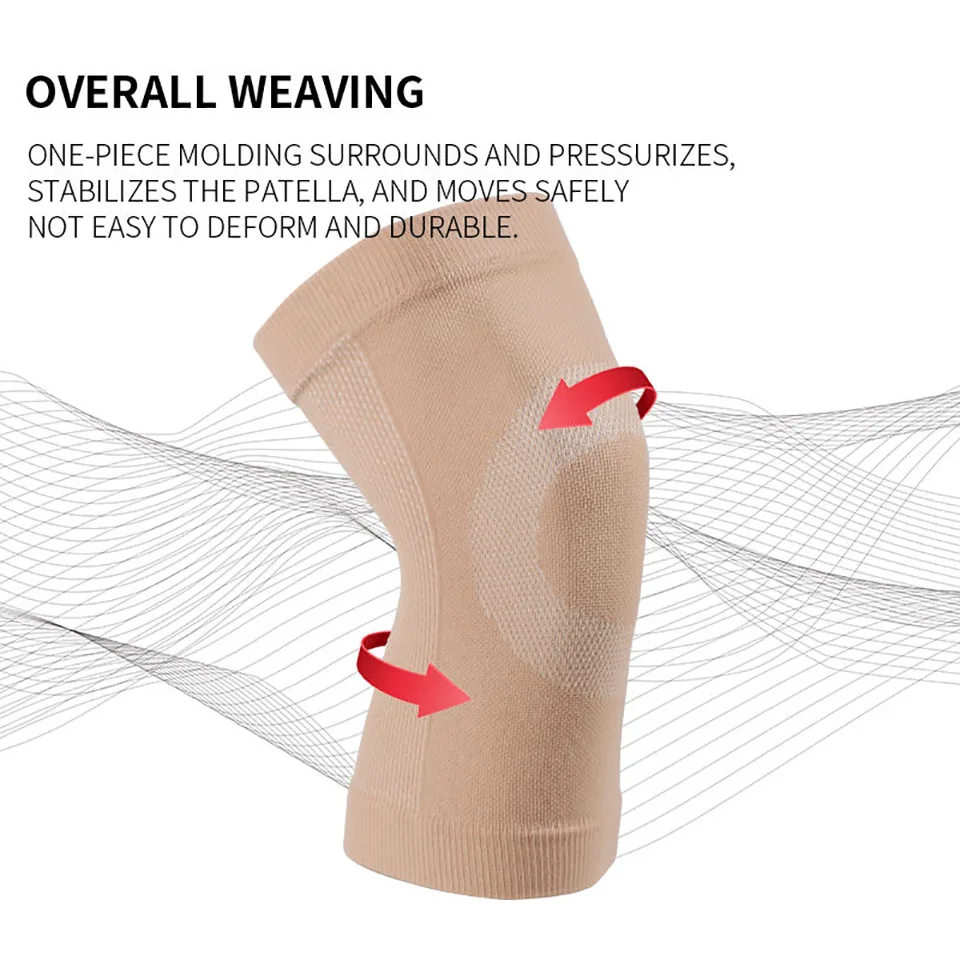 1 ペア夏超薄型膝サポートブレーススポーツ膝パッドジムランニ - Knee Sleeve Pair のレビューと価格
