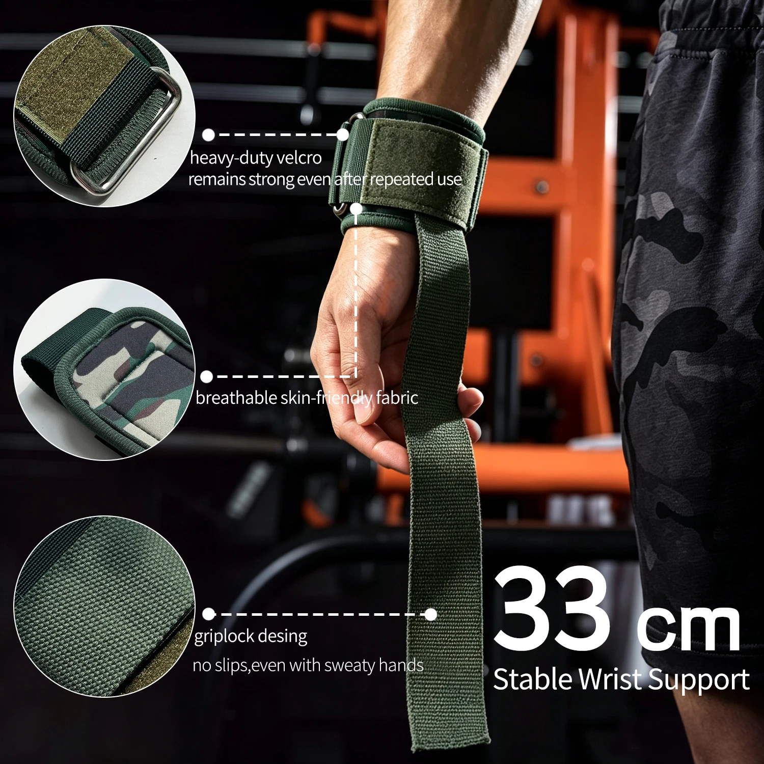 ウェイトリフティングストラップ 2個入り リストストラップ  - Crossfit Workout Gear のレビューと価格