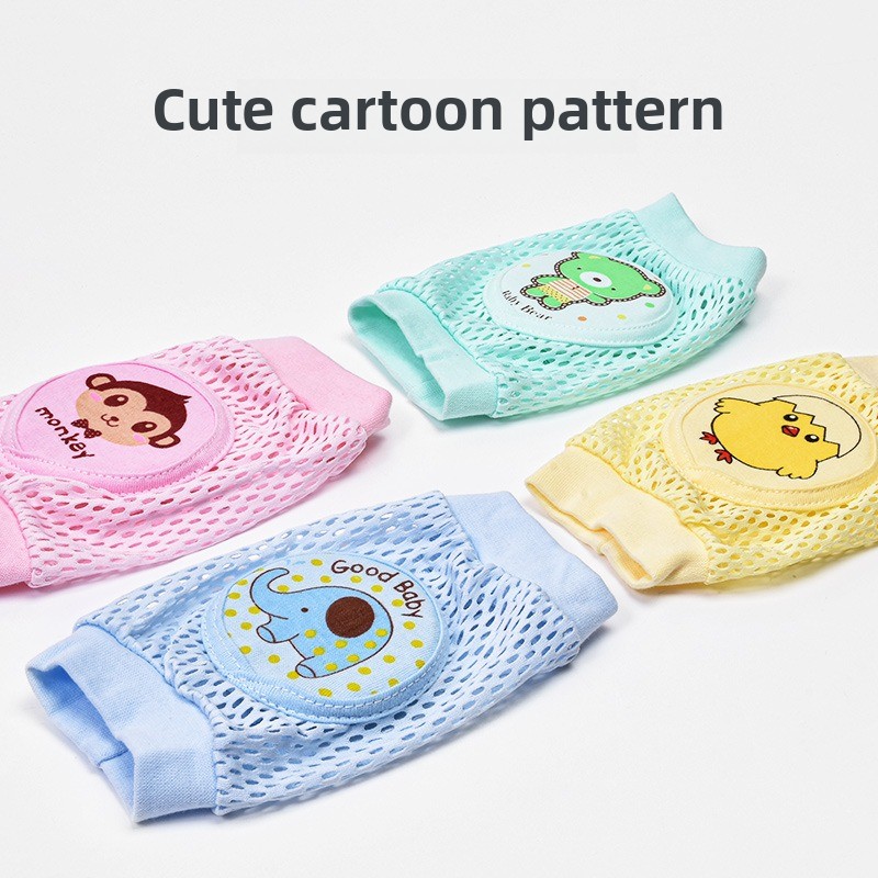 ベビー膝パッド1組 - 薄型夏用ハイハイ保護、転倒防止学習用 - Knee Sleeve Pair のレビューと価格