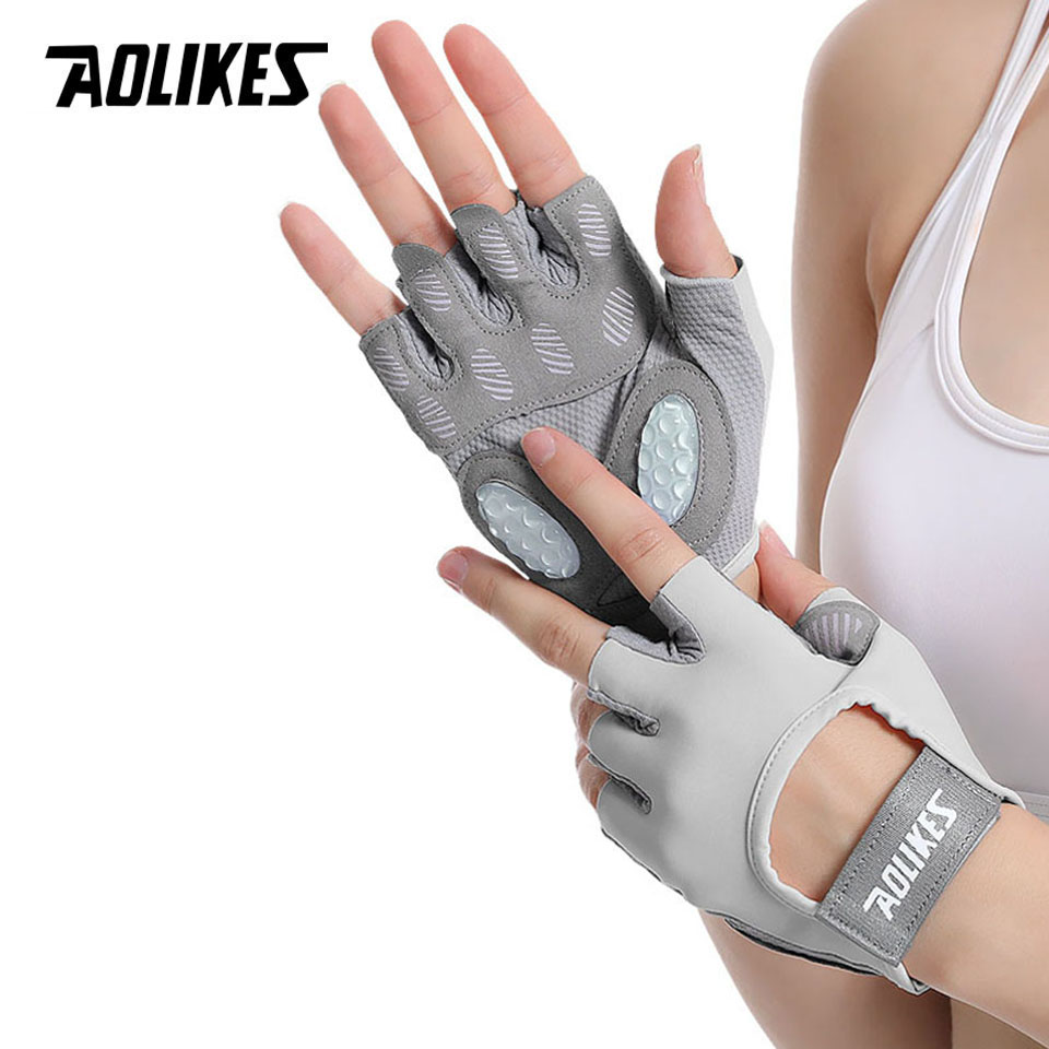 AOLIKES 1 ペアジム手袋ボディビルディングスポーツフ - Crossfit Workout Gear のレビューと価格