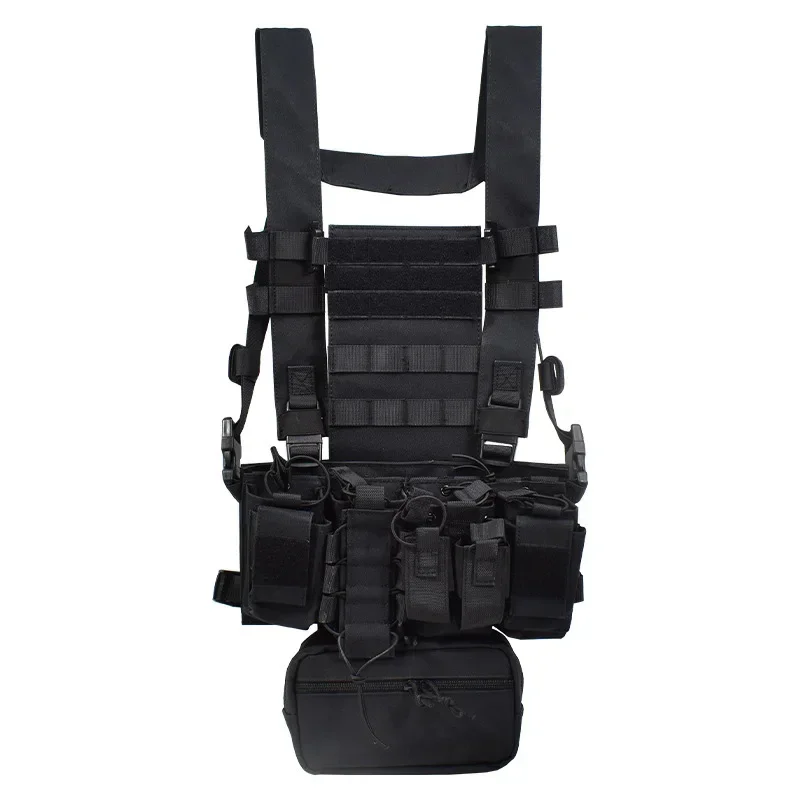 D3CR チェストリグベストマルチカムブラックグリーン戦術迷 - Crossfit Gear For Men のレビューと価格