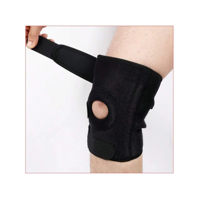 調節可能な膝サポーター、痛み軽減、通気性のあるポリエステル製 - Knee Sleeve Pair のレビューと価格
