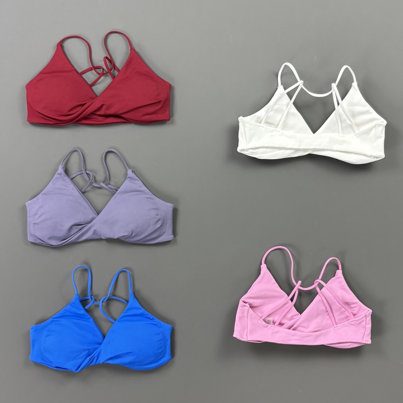 ビジョンウィメンズスポーツブラ Vネックツイストフロント細ス - Crossfit Yoga のレビューと価格