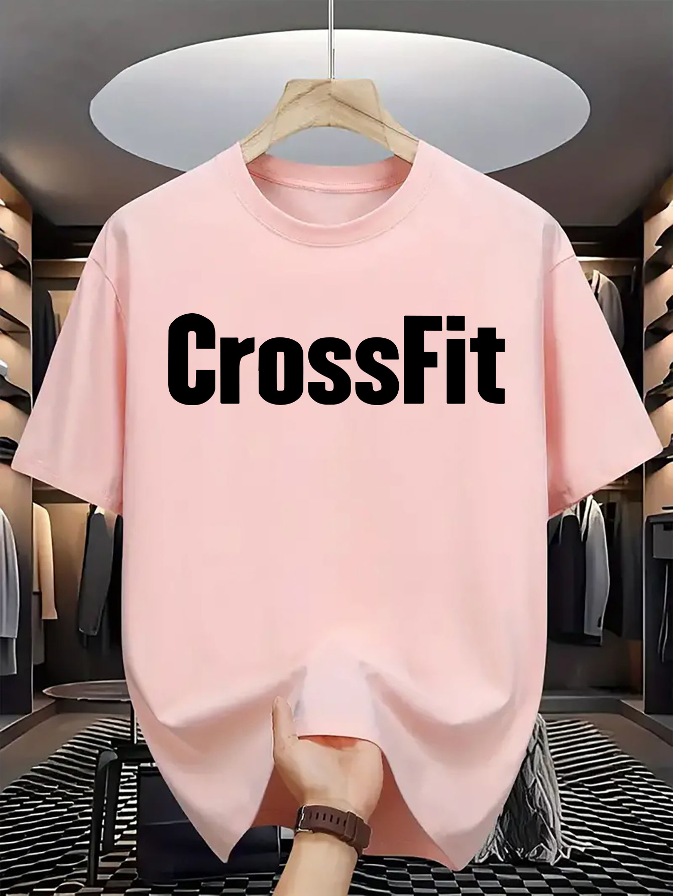 メンズ夏用 100% コットン カジュアル ルーズ クロスフ - Crossfit Mayhem のレビューと価格