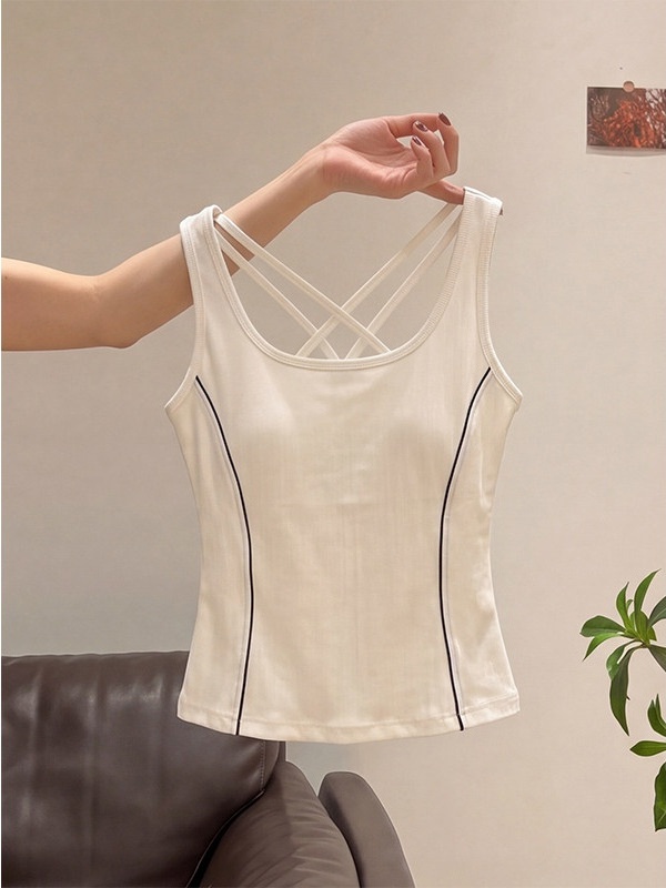 アメリカンスタイルクロスバックストラップベスト女性夏アウトド - Crossfit Vest のレビューと価格