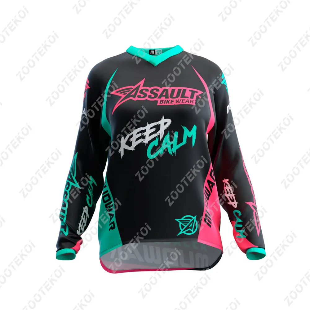 アサルトバイクウェア女性マウンテンバイクダウンヒルジャージエ - Crossfit Gear For Men のレビューと価格