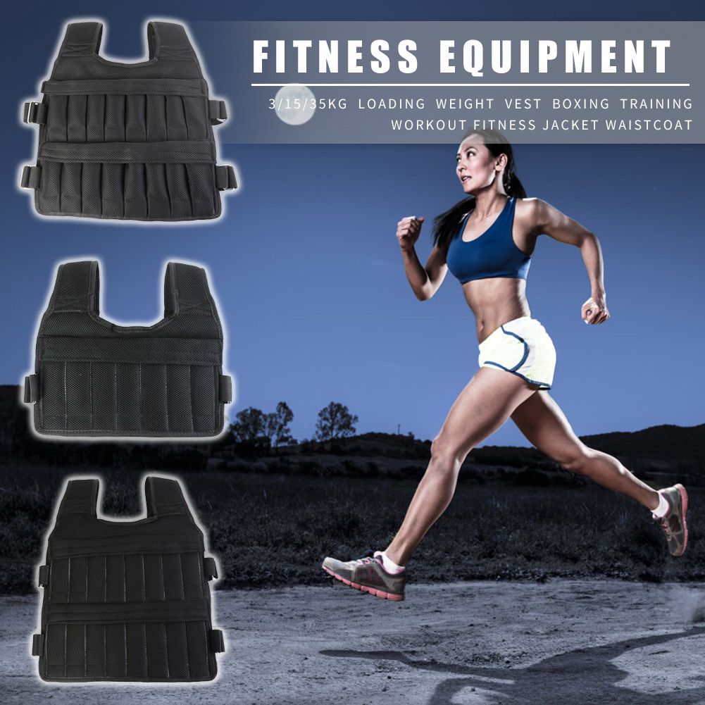 3/15/35kg ジャケット 調節可能なワークアウトウェイ - Crossfit Vest のレビューと価格