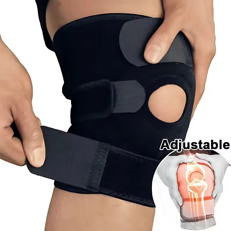 通気性のある調節可能な膝サポーター（サイドスタビライザーなし - Knee Sleeve Pair のレビューと価格