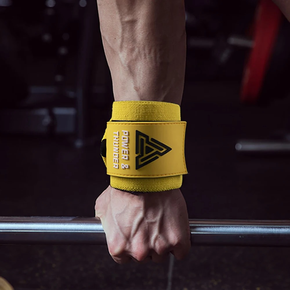ヘビーデューティ重量挙げリストラップパワーリフティングジムク - Crossfit Workout Gear のレビューと価格