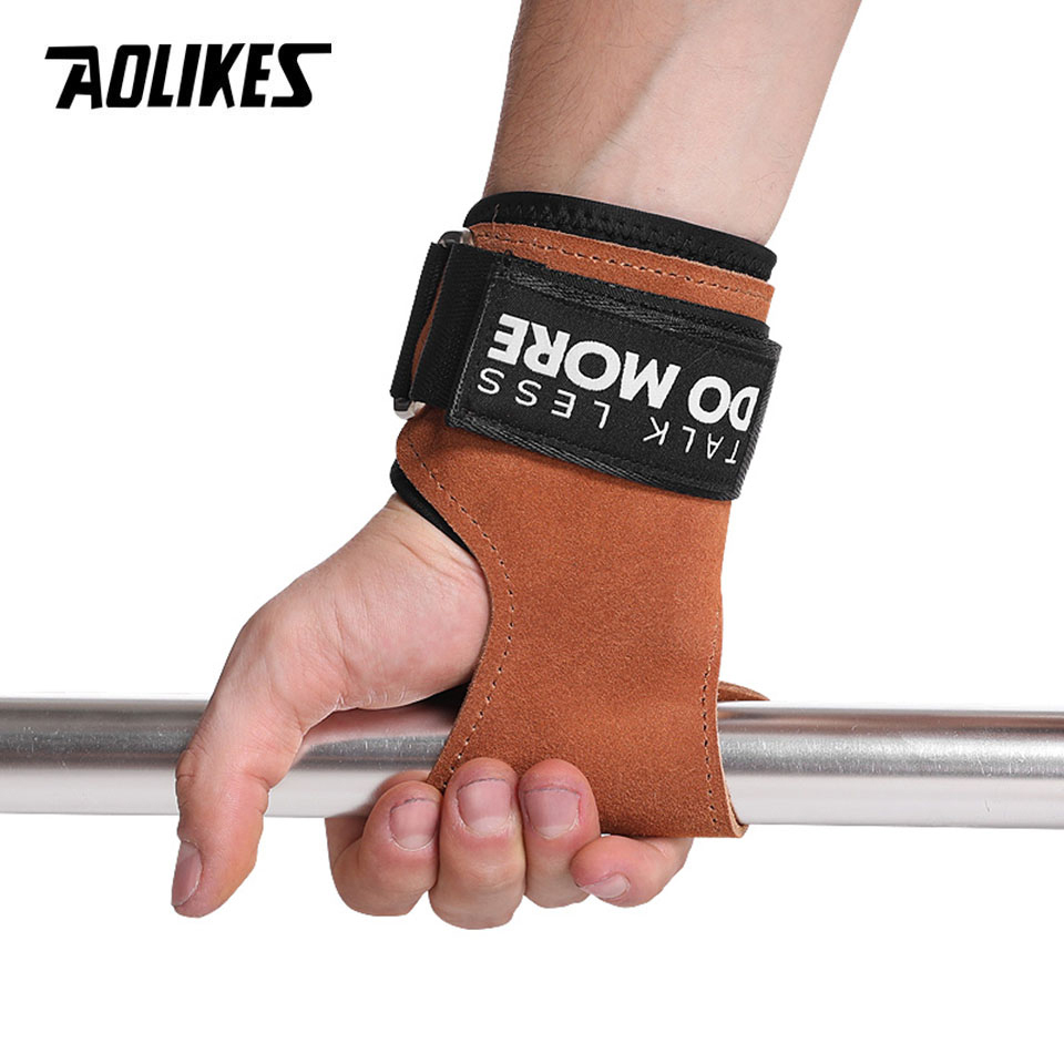 Aolikes-牛革フィットネスグローブ、ウェイトリフティン - Crossfit Workout With Equipment のレビューと価格
