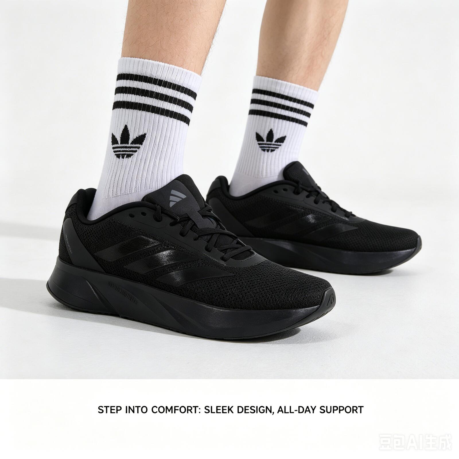 アディダス ブラック ホワイト スリーストライプス 通気性メ - Adidas Shoes Duramo Sl のレビューと価格
