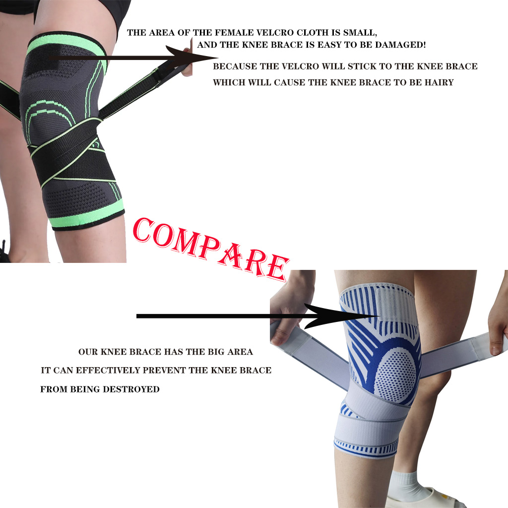 1PC 男性圧縮スポーツクロスフィット膝パッドフィットネスギ - Crossfit Gear For Men のレビューと価格